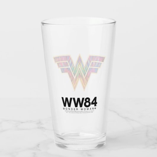 WW84 |女性疑問に思万華鏡のように千変万化するパターンロゴ タンブラーグラス (裏面)
