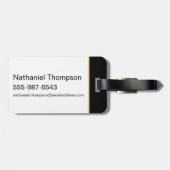 WW84 |女性疑問に思万華鏡のように千変万化するパターンロゴ ラゲッジタグ (裏面横)