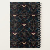 WW84 |女疑問に思の円形パターン プランナー手帳 (裏面)