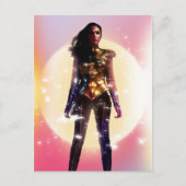 WW84 |女疑問に思金ゴールドアーマーLo Fi火花の写真 インビテーションポストカード (正面)