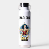 WW84 救|日の疑問に思女性 |名前の追加 ウォーターボトル (正面)