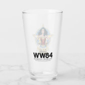 WW84 救|日疑問に思女レトロ漫画アート タンブラーグラス (裏面)