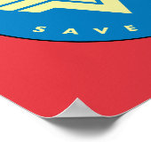 WW84 |疑問に思女のみ日に救できる ポスター (角)