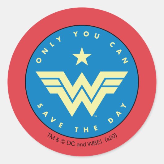 WW84 |疑問に思女のみ日に救できる ラウンドシール (正面)