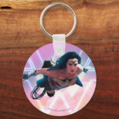 WW84 | 疑問に思女人Lo Fi飛んでいる Pastelグラフィック キーホルダー (正面)