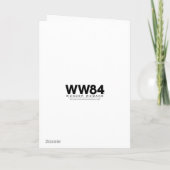 WW84 |赤オレンジ色疑問に思女万華鏡のように千変万化するパターン カード (裏面)