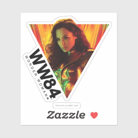 WW84 |赤オレンジ色疑問に思女万華鏡のように千変万化するパターン シール (シート)