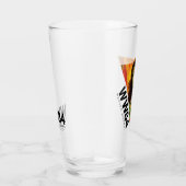 WW84 |赤オレンジ色疑問に思女万華鏡のように千変万化するパターン タンブラーグラス (右)