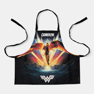 WW84   80's Retrowave 疑問に思 Woman  Graphic エプロン