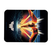 WW84 | 80's Retrowave 疑問に思 Woman  Graphic マグネット (横)