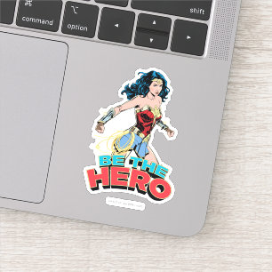 WW84 Be The Hero Woman疑問に思レトロ漫画 シール