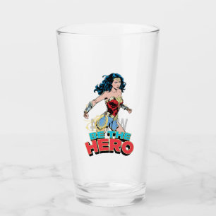 WW84  Be The Hero Woman疑問に思レトロ漫画 タンブラーグラス