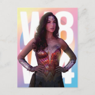 WW84   Lo Fi Pastel Rainbow女疑問に思の写真 インビテーションポストカード