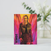 WW84 | Red-Pink Barbarbara Ann Minerva万華鏡のように千変万化す インビテーションポストカード (スタンド正面)