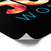 WW84 | Truth Love & Justice 疑問に思 Woman切り出し ポスター (角)