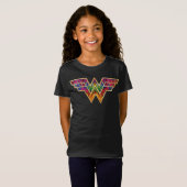 WW84 | Wonder Woman Kaleidoscope Logo Tシャツ (正面フル)