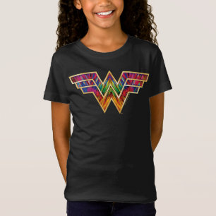WW84   Wonder Woman Kaleidoscope Logo Tシャツ