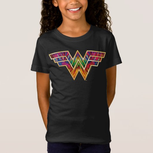 WW84 | Wonder Woman Kaleidoscope Logo Tシャツ (正面)