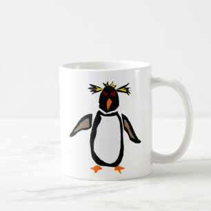 WW-おもしろいなRockhopperのペンギンの原住民の芸術 コーヒーマグカップ