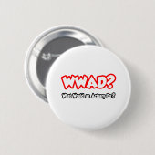 WWAD...保険計理人は何をするのか? 缶バッジ (正面&裏面)