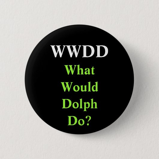 WWDD、Dolphは何をしますか。 缶バッジ (正面)
