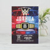 WWEレスリングの誕生日招待状 招待状 (スタンド正面)