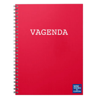 WWFC Vagendaの螺線形ノート ノートブック