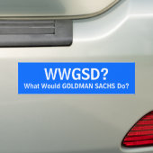 WWGSDか。 バンパーステッカー (車上)