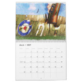 WWIの航空機 カレンダー (3月 2027)