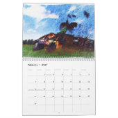 WWIの航空機 カレンダー (2月 2027)