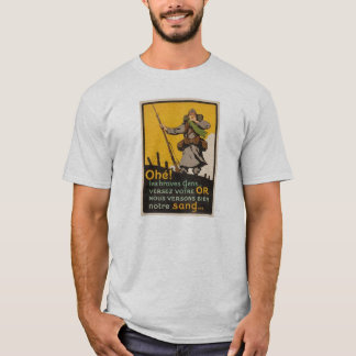 WWIの"Poilu" -再制定します Tシャツ