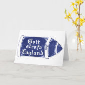 WWIはイギリスを罰します カード (黄色い花)