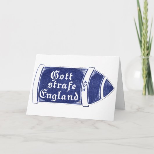WWIはイギリスを罰します カード (正面)