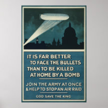 WWIイギリス陸軍の採用ポスター20"x30"