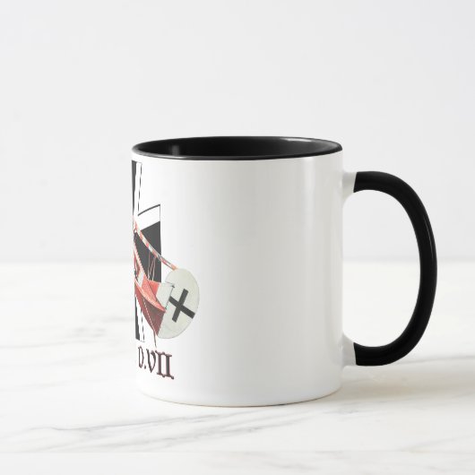 WWIエルンストUDETのフォッカーD. VII MUG マグカップ (右)