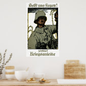 WWIドイツ戦争債券ポスター ポスター (キッチン)