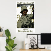 WWIドイツ戦争債券ポスター ポスター (ホームオフィス)