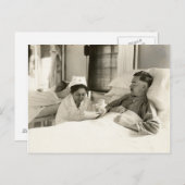 WWIナースと兵士 ポストカード (正面/裏面)