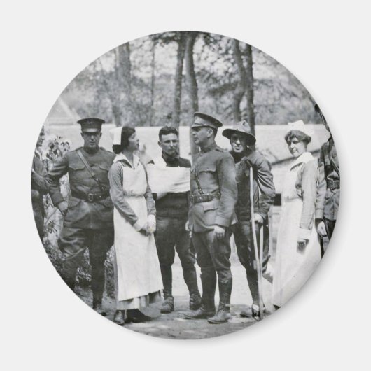 WWIナースと医師 マグネット (正面)