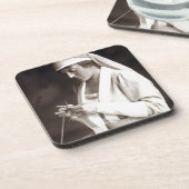 WWIナース編み物セーター コースター (左側)