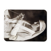 WWIナース編み物セーター マグネット (横)