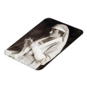 WWIナース編み物セーター マグネット (左側)