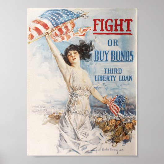 WWIプロパガンダアートワーク ポスター (正面)