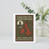 WWI人材募集ポスター ポストカード (スタンド正面)