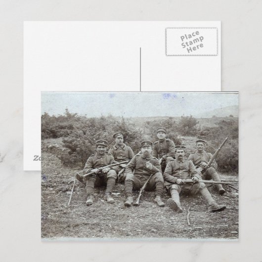 WWI兵士 ポストカード (正面/裏面)