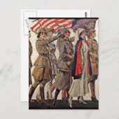 WWI女性看護採用担当者 ポストカード (正面/裏面)