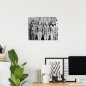 WWI時代のガスマスク， 1917.ヴィンテージ写真 ポスター (ホームオフィス)