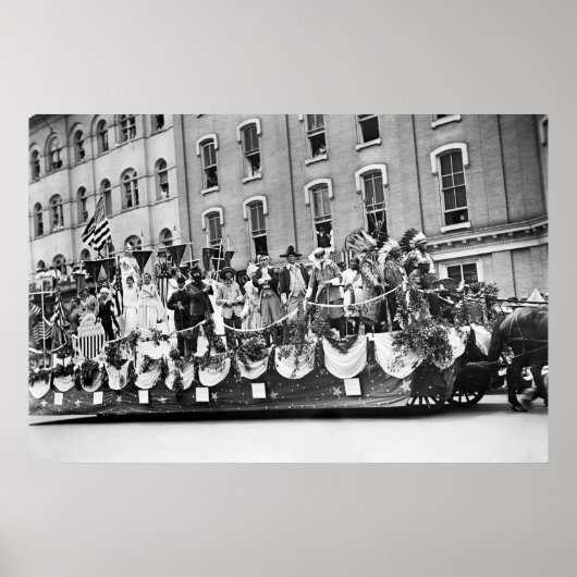 WWI準備パレード， 1916 ポスター (正面)