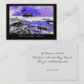 WWI飛行機が攻撃を実行 名刺 (正面/裏面)