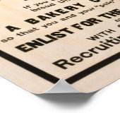 WWI American recruiting poster ポスター (角)